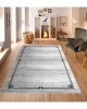 CROWBAN Kaymaz Taban Halı - Makinada Yıkanabilir, Salon, Yolluk, Paspas,Modern Desen Gri Renk Dot Taban Halı